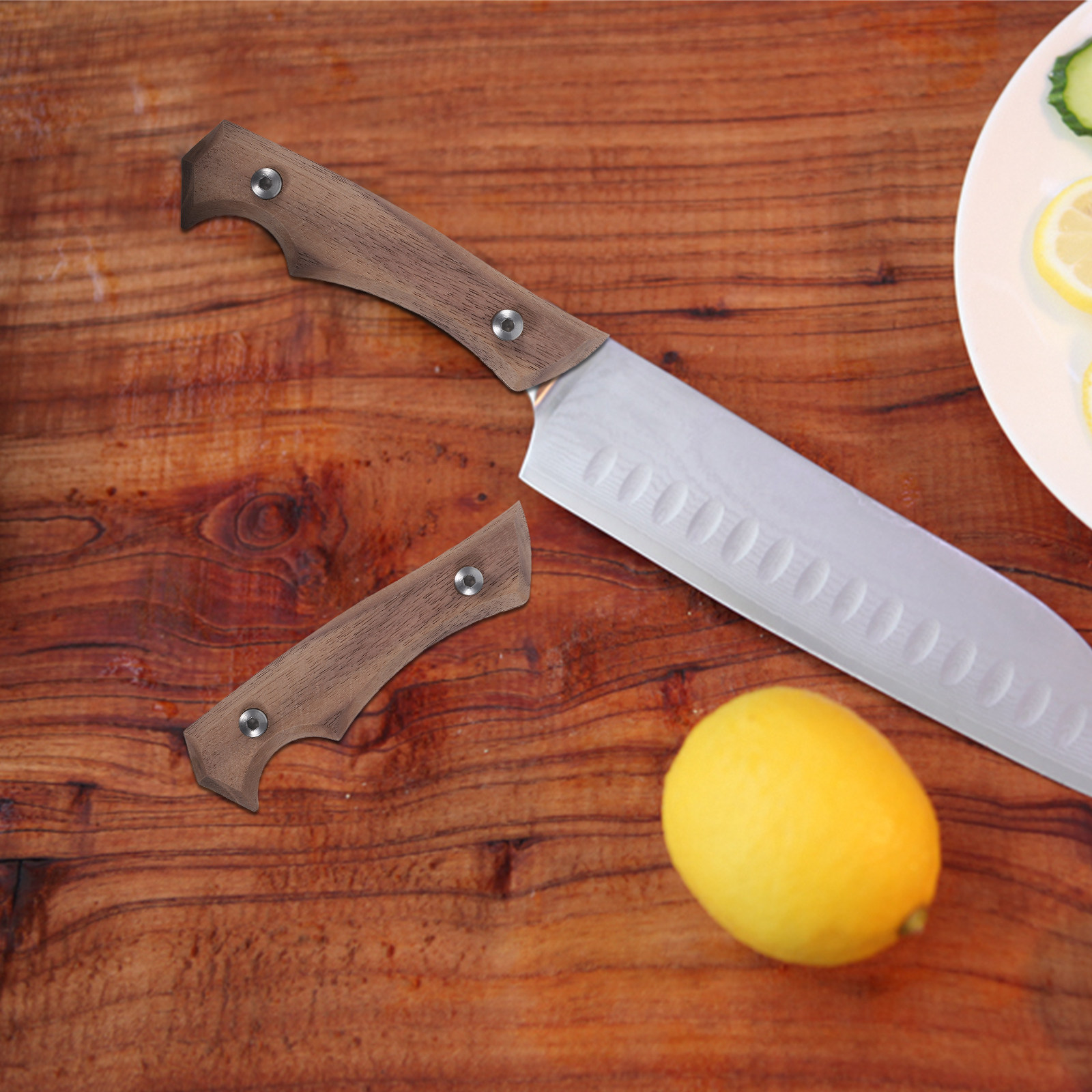Japanese Knife - Mango de madera de haya de