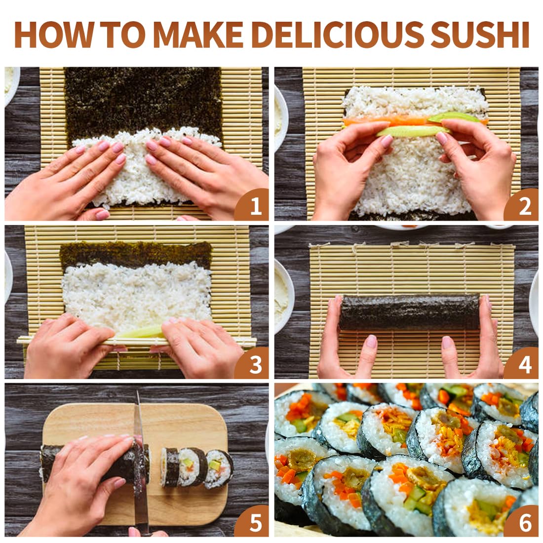 Juego para hacer sushi con var - Sushi Making Kit reseña y precio