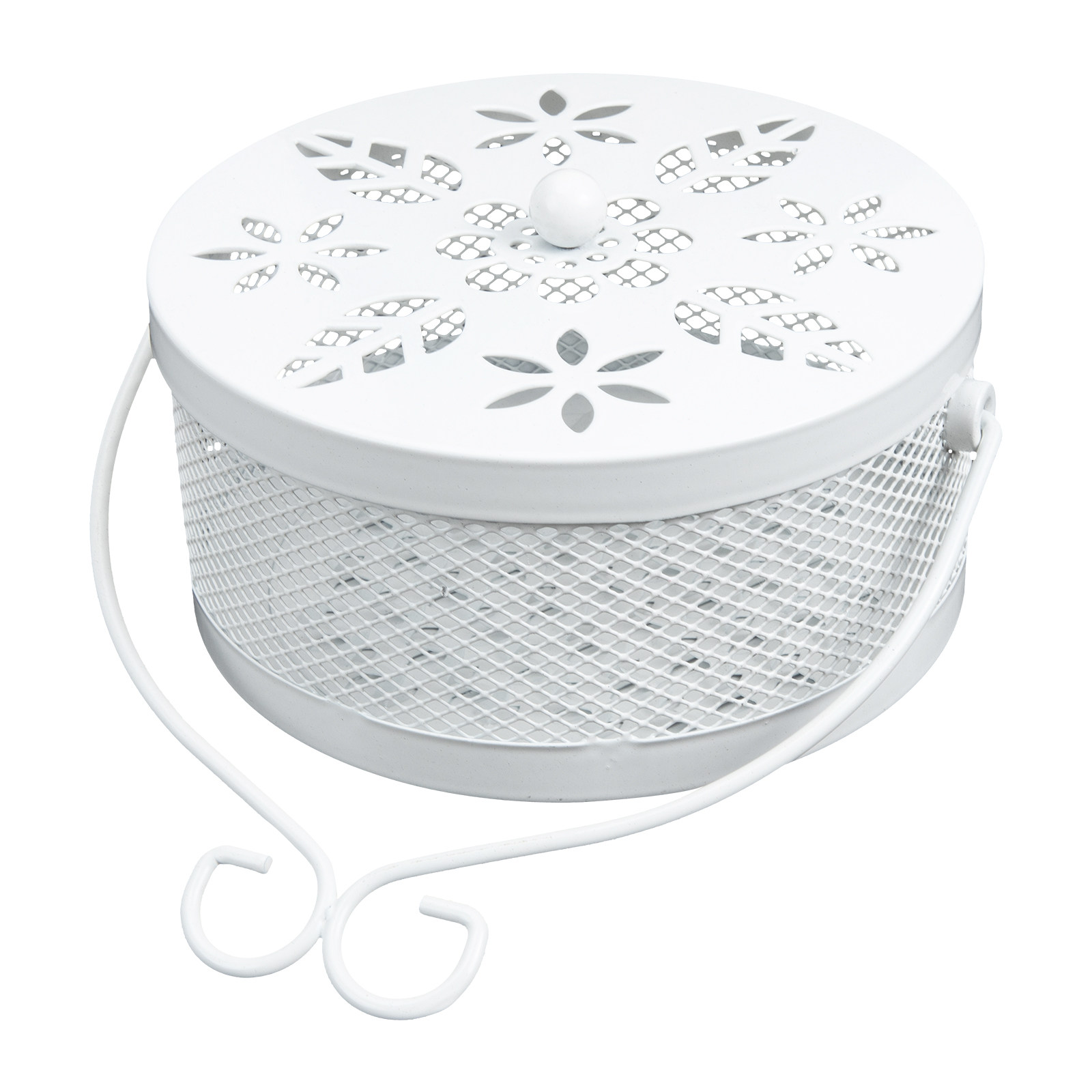 Caja de Hierro Forjado Blanco  - Incense Holder reseña y precio