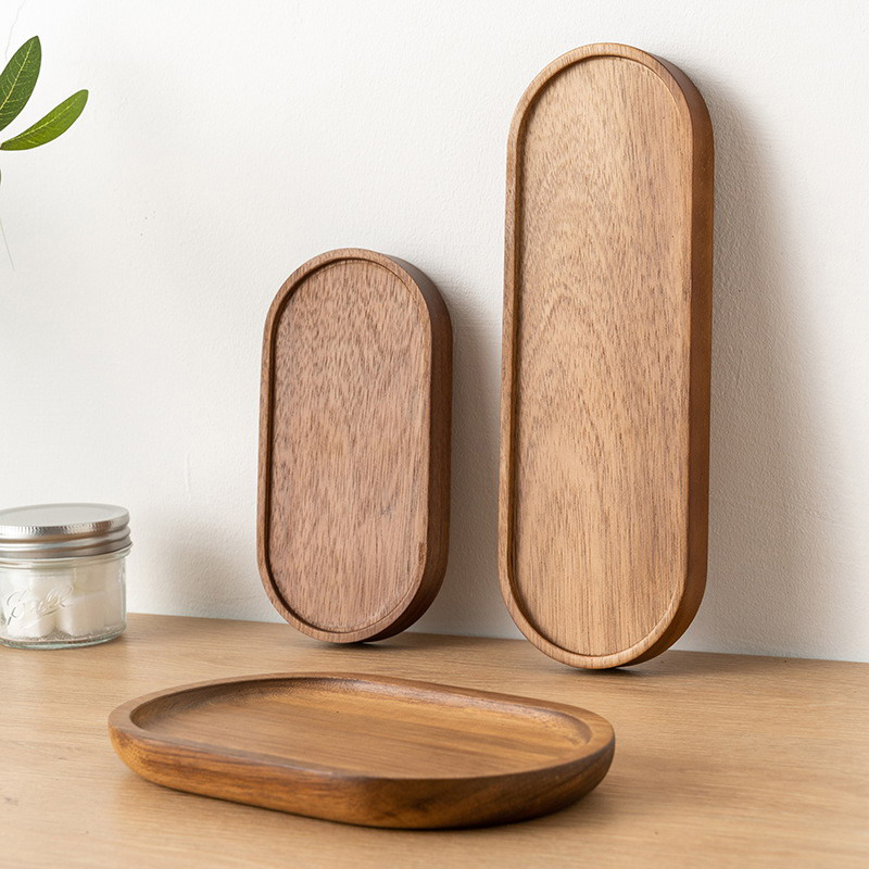 Vajilla redonda de madera maci - Japanese Snacks reseña y precio