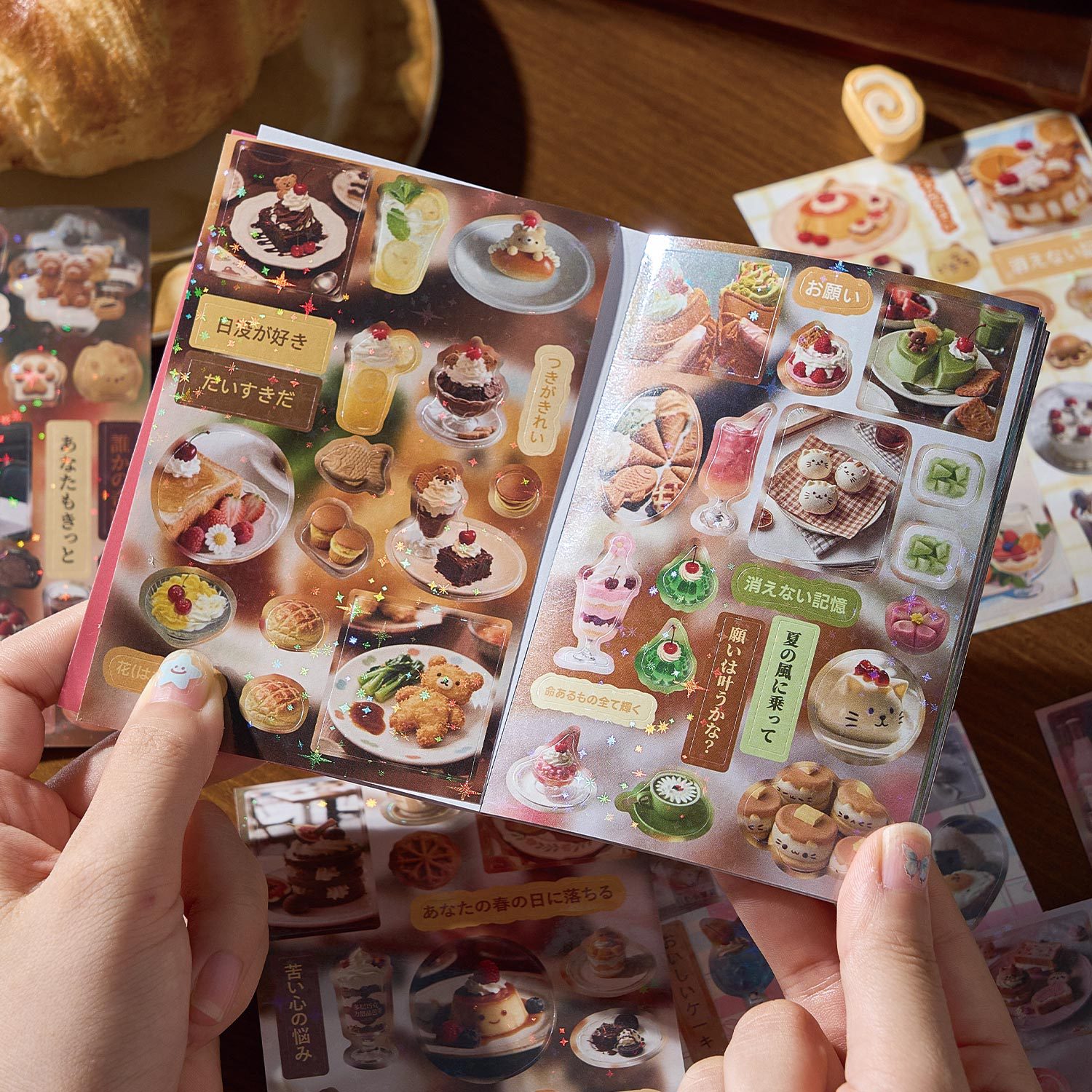 Libro de pegatinas de membrana - Japanese Snacks reseña y precio