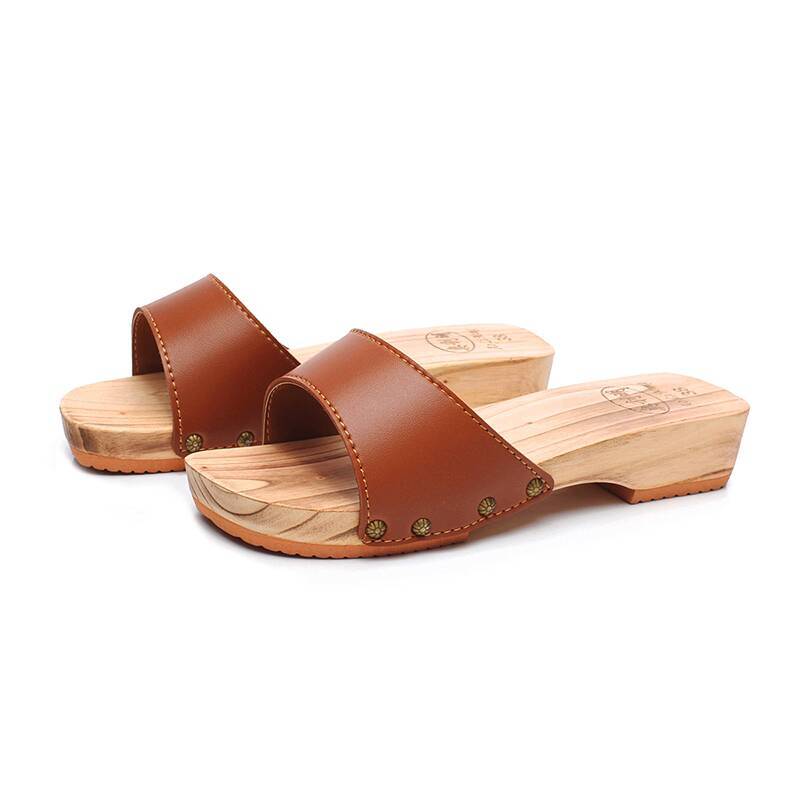 Zapatillas de madera para muje - Geta Wooden Sandal reseña y precio